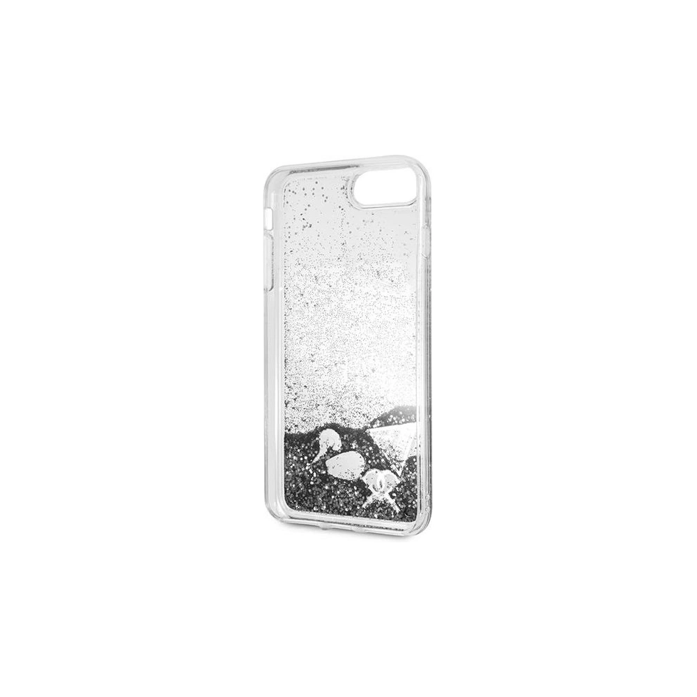 Wholesale Guess GUOHCI8LGLHFLSI Apple iPhone 8/7 Plus silver hardcase Glitter Charms - GUE657SLV - {ean13} - Hurt