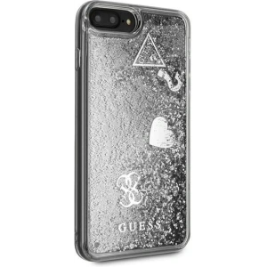 Hurtownia GSM - Etui Guess GUOHCI8LGLHFLSI Apple iPhone 8/7 Plus srebrny/silver hardcase Glitter Charms - GUE657SLV - {ean13} - Hurt
