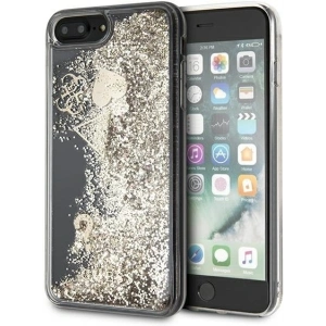 Hurtownia GSM - Guess Apple Case GUOHCI8LGLHFLGO iPhone 8/7 Plus gold/gold Hartschale Glitter Charms - GUE656GLD - {ean13} - Hurt