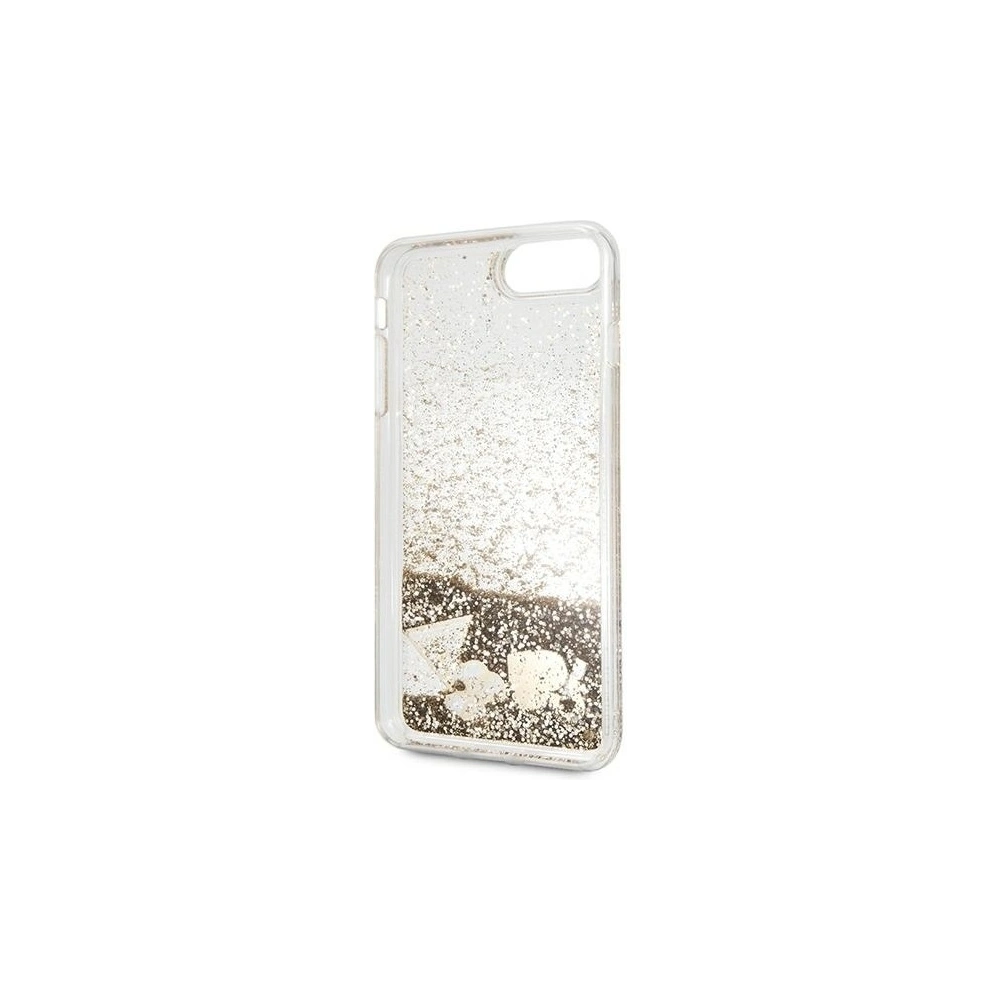 Wholesale Guess GUOHCI8LGLHFLGO Apple iPhone 8/7 Plus gold hardcase Glitter Charms - GUE656GLD - {ean13} - Hurt