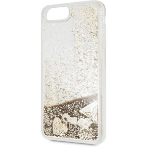 Hurtownia GSM - Etui Guess GUOHCI8LGLHFLGO Apple iPhone 8/7 Plus gold/złoty hardcase Glitter Charms - GUE656GLD - {ean13} - Hurt