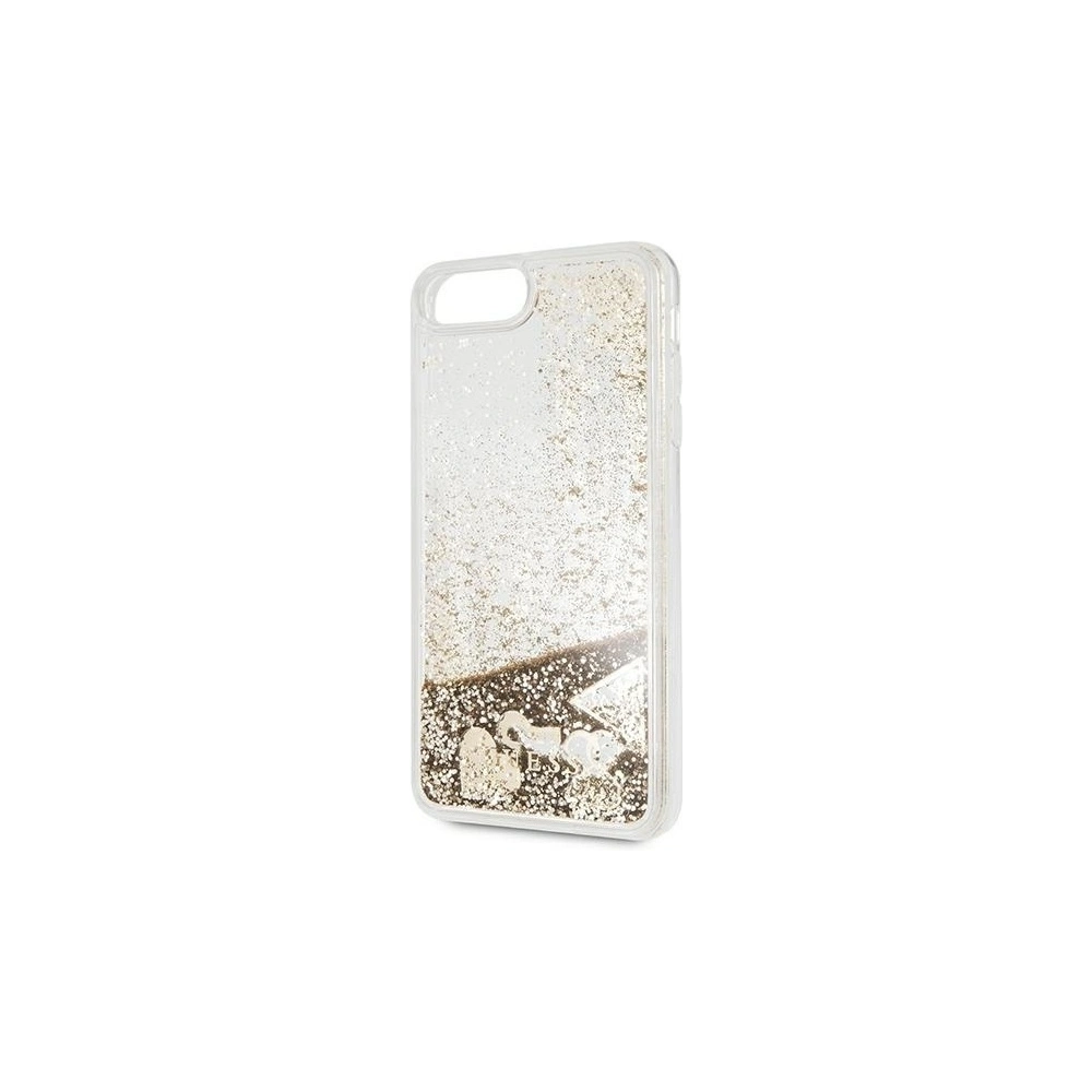 Wholesale Guess GUOHCI8LGLHFLGO Apple iPhone 8/7 Plus gold hardcase Glitter Charms - GUE656GLD - {ean13} - Hurt