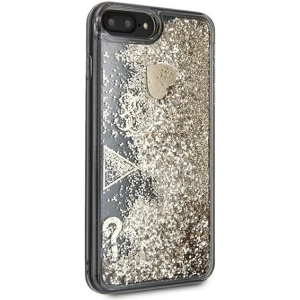 Hurtownia GSM - Etui Guess GUOHCI8LGLHFLGO Apple iPhone 8/7 Plus gold/złoty hardcase Glitter Charms - GUE656GLD - {ean13} - Hurt