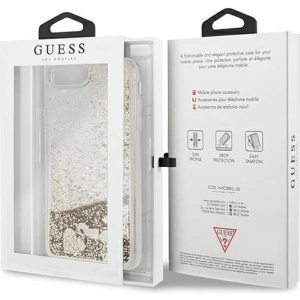 Hurtownia GSM - Etui Guess GUOHCI8LGLHFLGO Apple iPhone 8/7 Plus gold/złoty hardcase Glitter Charms - GUE656GLD - {ean13} - Hurt