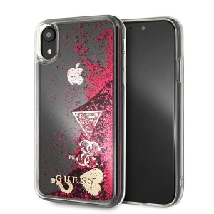Hurtownia GSM - Etui Guess GUOHCI61GLHFLRA Apple iPhone XR malinowy/raspberry hardcase Glitter Charms - GUE654RAS - {ean13} - Hurt