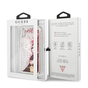 Wholesale Guess GUOHCI61GLHFLRA Apple iPhone XR raspberry hardcase Glitter Charms - GUE654RAS - {ean13} - Hurt
