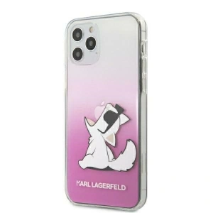 Hurtownia GSM - Etui Karl Lagerfeld KLHCP12LCFNRCPI Apple iPhone 12 Pro Max różowy/pink hardcase Choupette Fun - KLD314PNK - {ean13} - Hurt