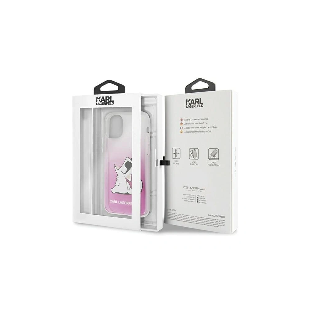 Hurtownia GSM - Etui Karl Lagerfeld KLHCP12LCFNRCPI Apple iPhone 12 Pro Max rosa/pink Hardcase Choupette Fun - KLD314PNK - {ean13} - Hurt