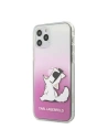 Etui Karl Lagerfeld KLHCP12MCFNRCPI Apple iPhone 12/12 Pro różowy/pink hardcase Choupette Fun