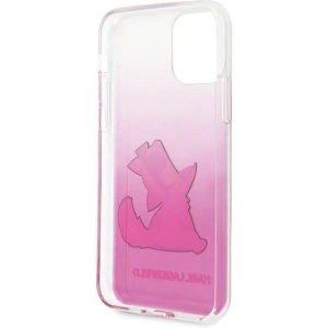 Etui Karl Lagerfeld KLHCP12MCFNRCPI Apple iPhone 12/12 Pro rosa/pink Hardcase Choupette Fun