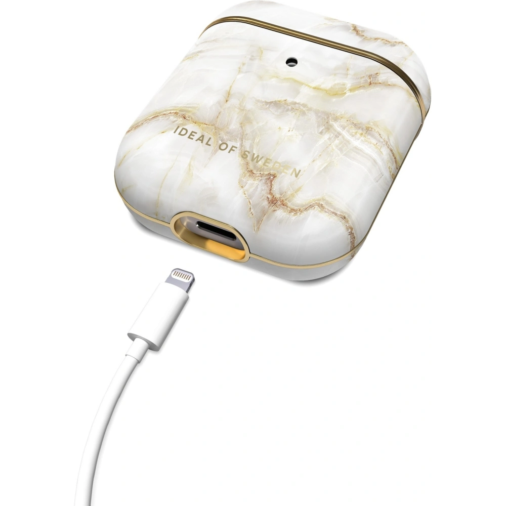 Hurtownia GSM - Etui iDeal of Sweden Apple AirPods 1/2 (Golden Pearl Marble) - IDS260GLDPEAMRB - {ean13} - Hurt