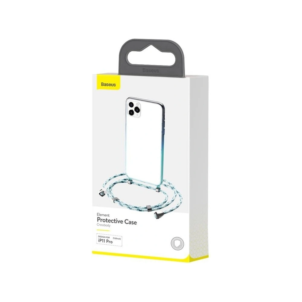 Hurtownia GSM - Przezroczyste etui Baseus Protective Case do iPhone 11 Pro (niebieski) - BSU1776BLU - {ean13} - Hurt