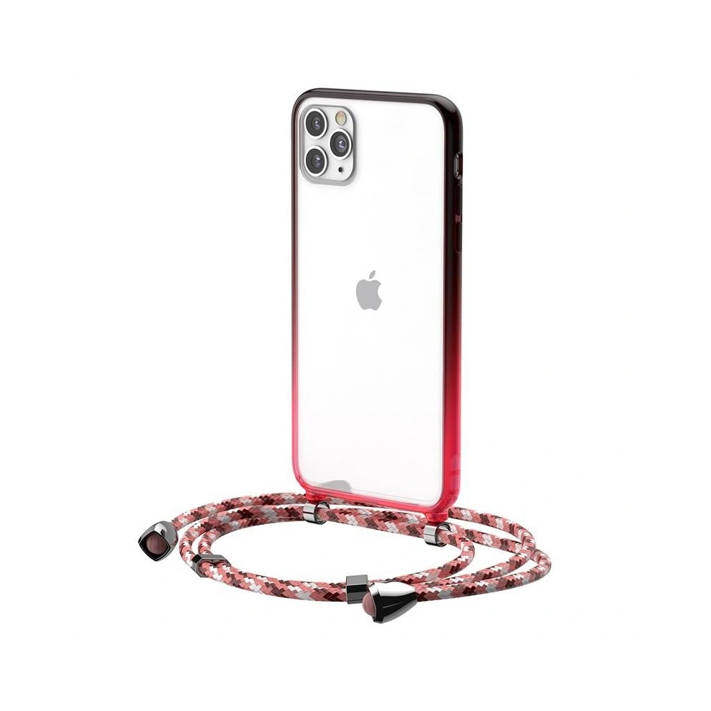 Hurtownia GSM - Przezroczyste etui Baseus Protective Case do iPhone 11 Pro (czerwony) - BSU1777RED - {ean13} - Hurt