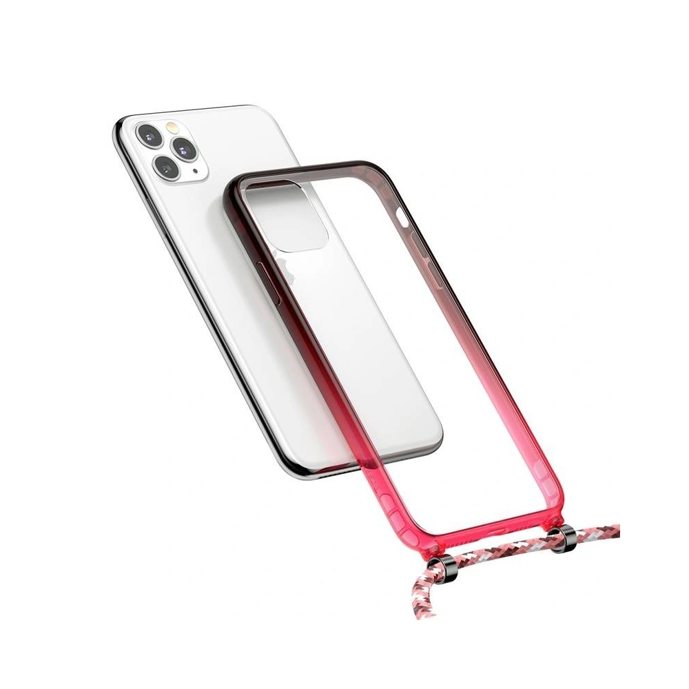 Hurtownia GSM - Przezroczyste etui Baseus Protective Case do iPhone 11 Pro (czerwony) - BSU1777RED - {ean13} - Hurt