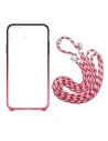 Hurtownia GSM - Przezroczyste etui Baseus Protective Case do iPhone 11 Pro (czerwony) - BSU1777RED - {ean13} - Hurt