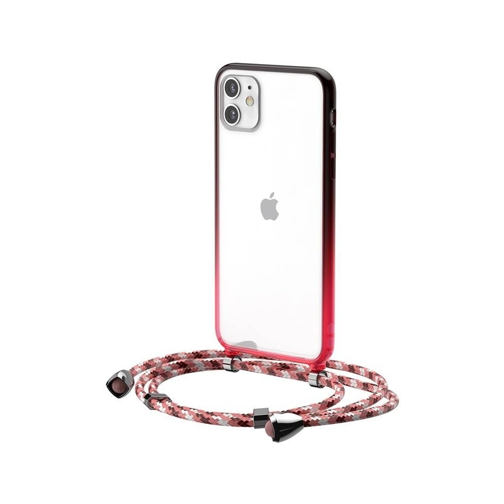 Wholesale Transparent Baseus Protective Case for iPhone 11 (red) - BSU1778RED - {ean13} - Hurt