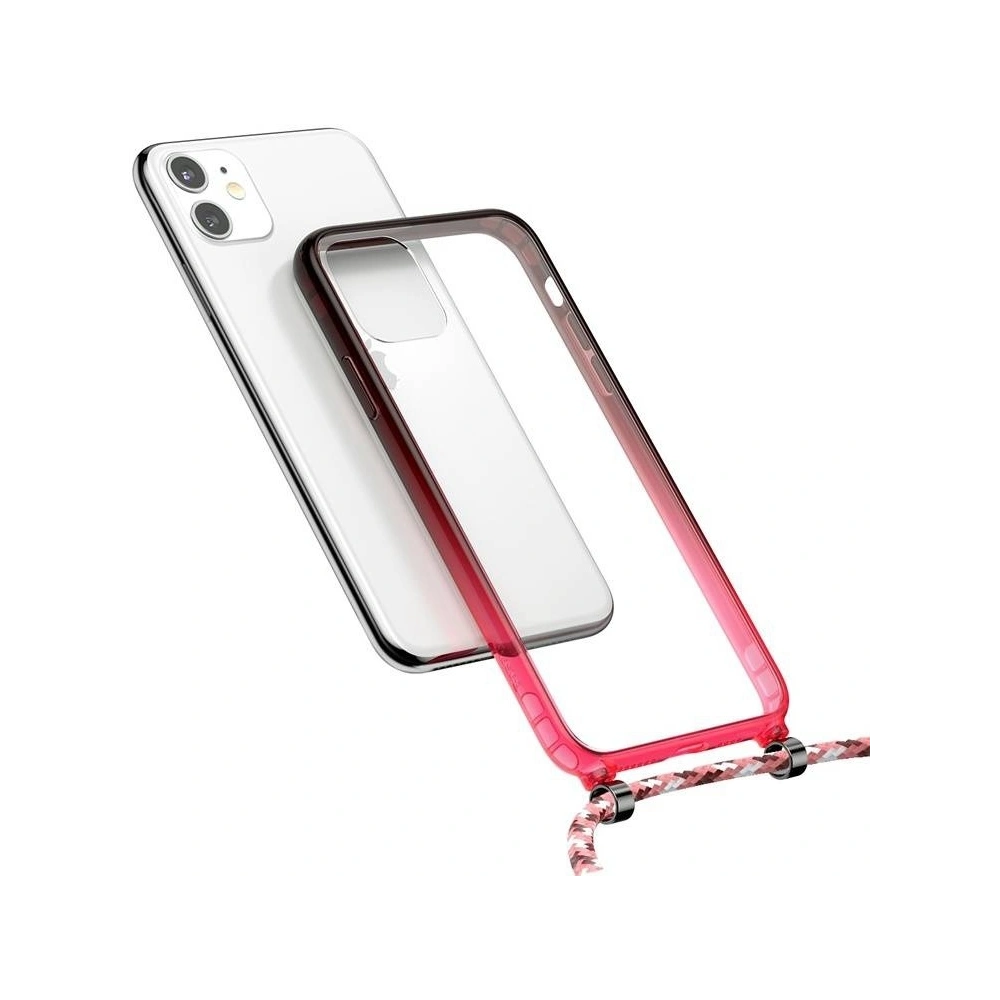 Wholesale Transparent Baseus Protective Case for iPhone 11 (red) - BSU1778RED - {ean13} - Hurt