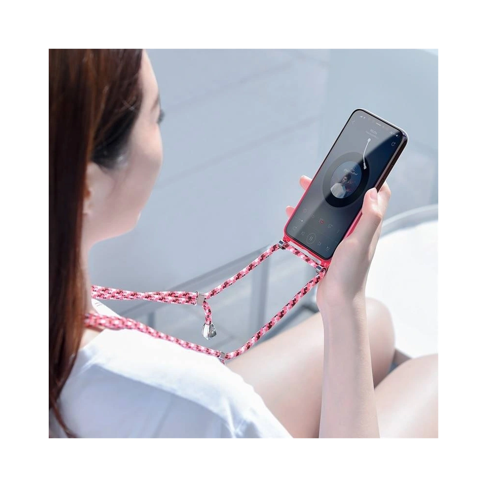 Wholesale Transparent Baseus Protective Case for iPhone 11 Pro Max (red) - BSU1780RED - {ean13} - Hurt