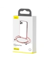 Hurtownia GSM - Przezroczyste etui Baseus Protective Case do iPhone 11 Pro Max (czerwony) - BSU1780RED - {ean13} - Hurt
