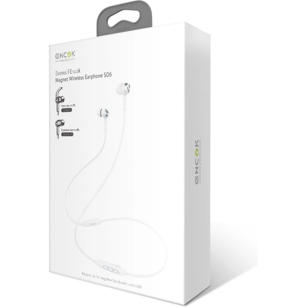 Hurtownia GSM - Kabellose Kopfhörer Baseus Encok S06 (Weiß) - BSU1783WHT - {ean13} - Hurt