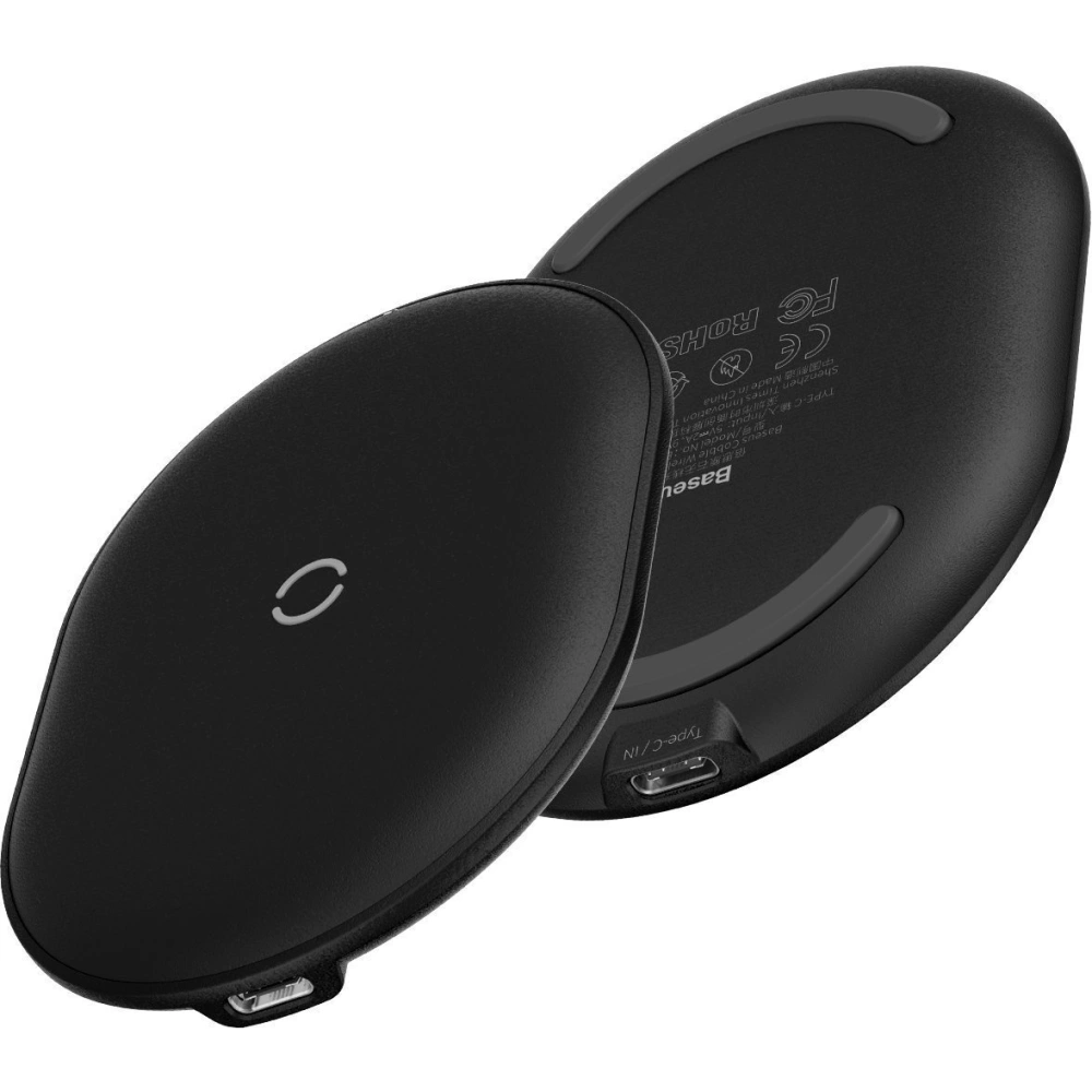 Hurtownia GSM - Încărcător wireless inductiv Baseus Cobble, 15W (negru) - BSU1785BLK - {ean13} - Hurt