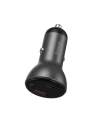 Hurtownia GSM - Ładowarka samochodowa Baseus Digital Display + kabel USB-C, 2x USB, QC3.0, 45W, 3A (czarna) - BSU1787BLK - {ean13} - Hurt