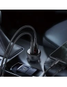 Hurtownia GSM - Ładowarka samochodowa Baseus Digital Display + kabel USB-C, 2x USB, QC3.0, 45W, 3A (czarna) - BSU1787BLK - {ean13} - Hurt