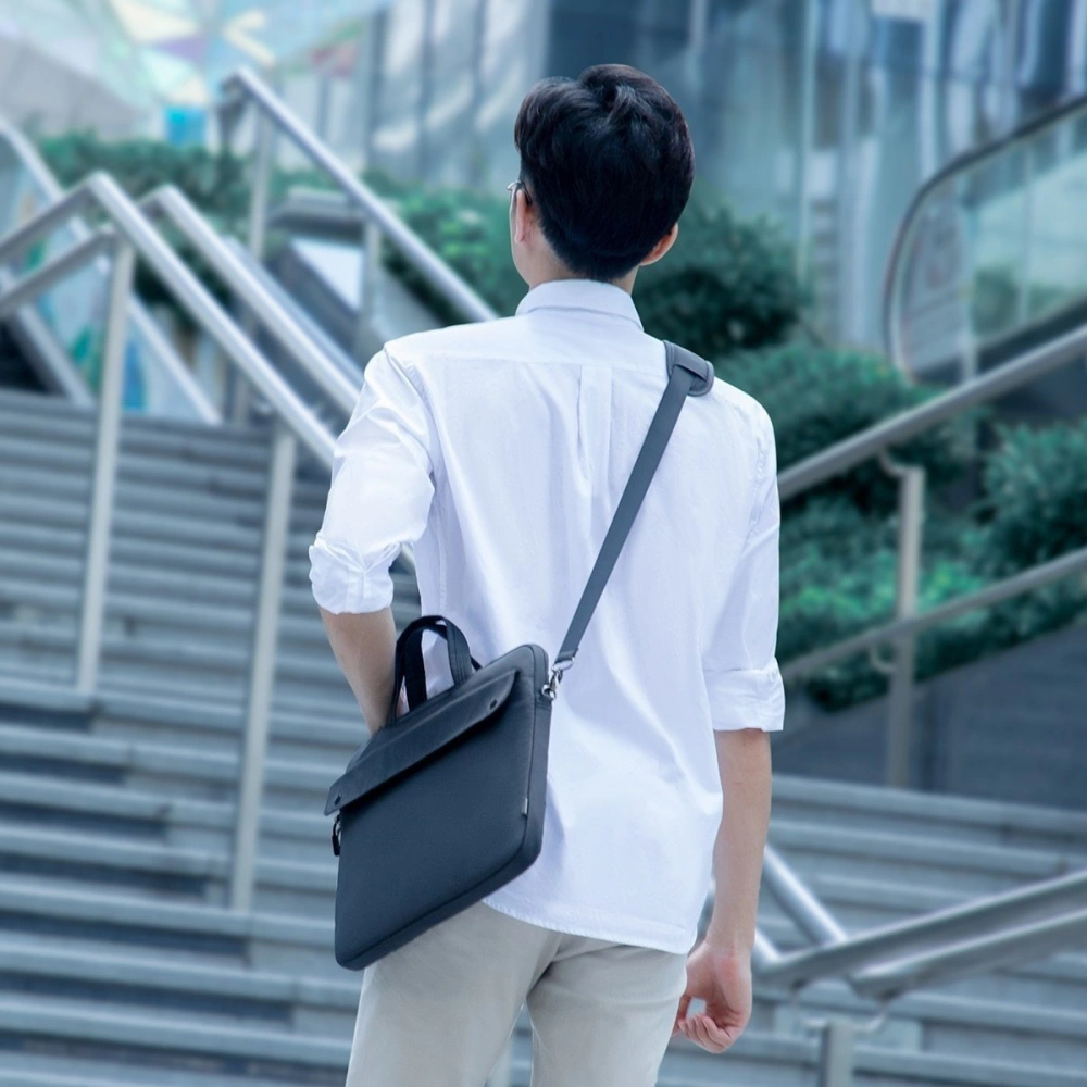 Wholesale Baseus Basics shoulder bag for laptop up to 16'' (dark grey) - BSU1793NAV - {ean13} - Hurt