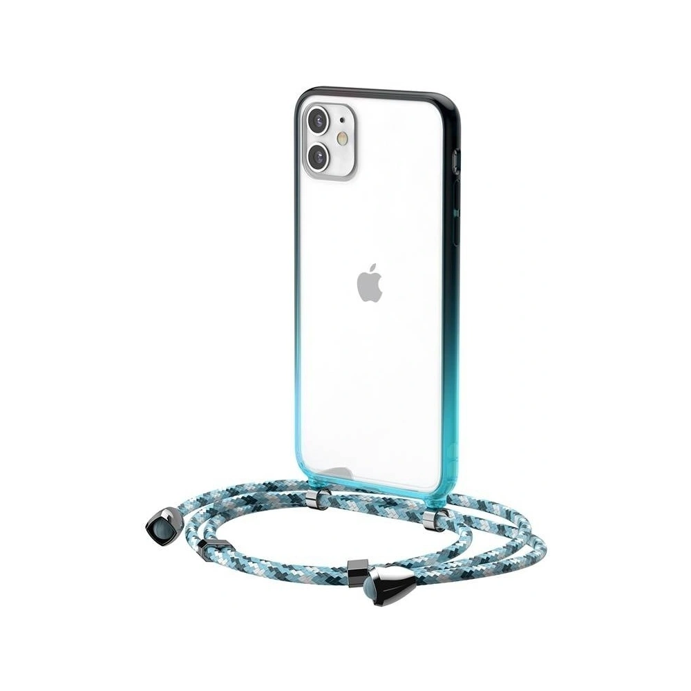 Wholesale Transparent Baseus Protective Case for iPhone 11 (blue) - BSU1796BLU - {ean13} - Hurt