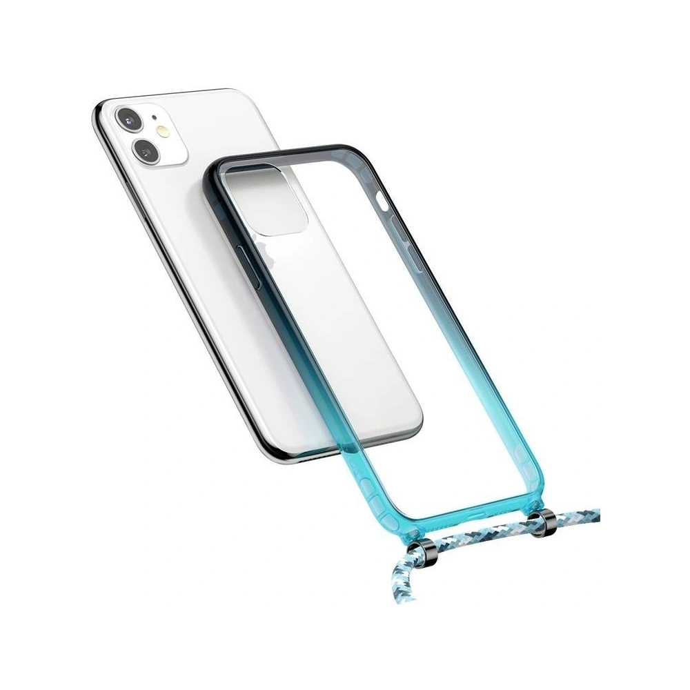 Wholesale Transparent Baseus Protective Case for iPhone 11 (blue) - BSU1796BLU - {ean13} - Hurt
