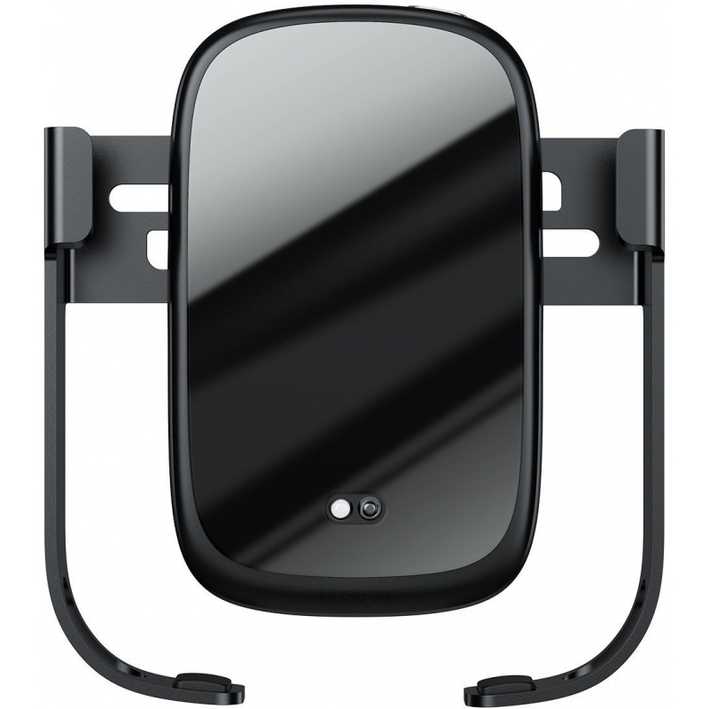 Baseus Distributor - 6953156227187 - BSU1797BLK - Car holder for Baseus Rock-solid phone with 10W wireless charger (black) - B2B homescreen