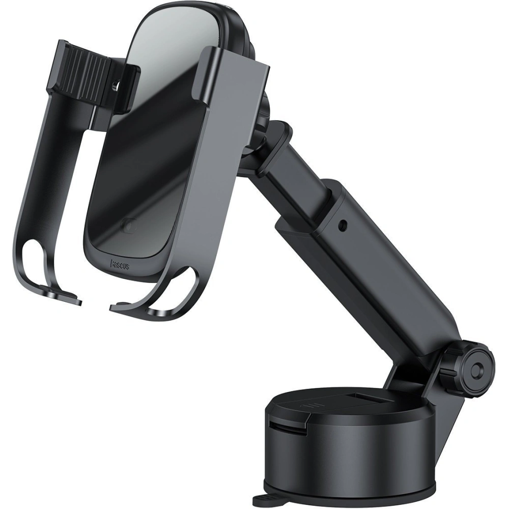 Wholesale Car holder for Baseus Rock-solid phone with 10W wireless charger (black) - BSU1797BLK - {ean13} - Hurt