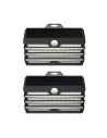 External solar LED Baseus lamp with motion detector - 2pcs (black)