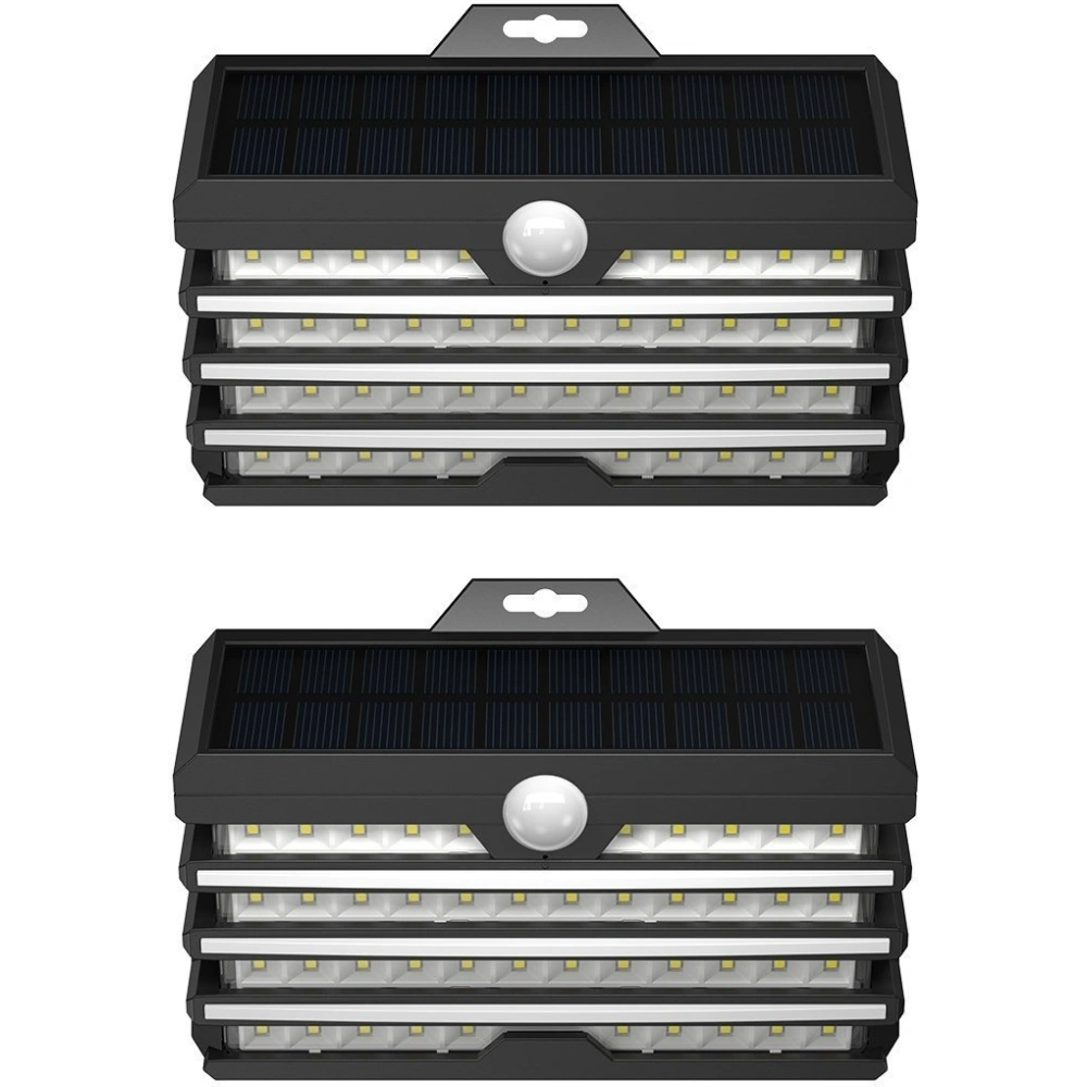 Hurtownia GSM - Außen LED Solarleuchte Baseus mit Bewegungssensor - 2 Stück (schwarz) - BSU1802BLK - {ean13} - Hurt