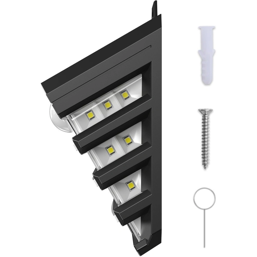 Hurtownia GSM - Außen LED Solarleuchte Baseus mit Bewegungssensor - 2 Stück (schwarz) - BSU1802BLK - {ean13} - Hurt