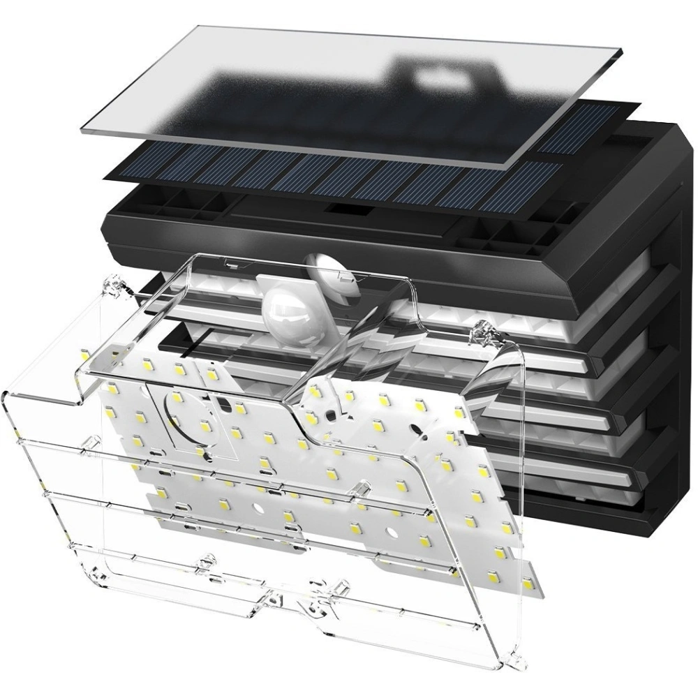 Hurtownia GSM - Außen LED Solarleuchte Baseus mit Bewegungssensor - 2 Stück (schwarz) - BSU1802BLK - {ean13} - Hurt