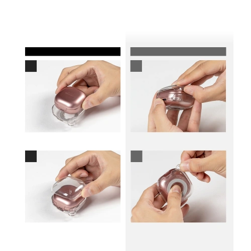 Etui Ringke Slim-X Samsung Galaxy Buds 2/2 Pro/Live/Pro Glossy White