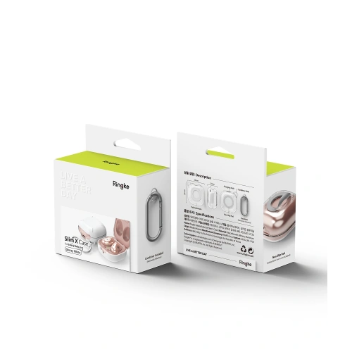 Etui Ringke Slim-X Samsung Galaxy Buds 2/2 Pro/Live/Pro Glossy White