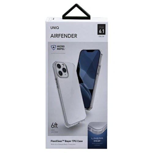 Etui UNIQ Air Fender Apple iPhone 12/12 Pro nude transparent