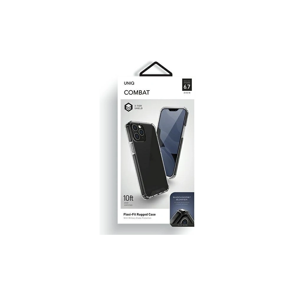 Hurtownia GSM - Etui UNIQ Combat Apple iPhone 12 Pro Max czarny/carbon black - UNIQ263BLK - {ean13} - Hurt