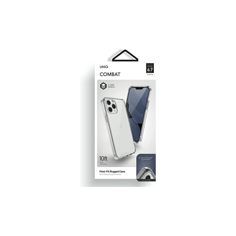 Hurtownia GSM - Etui UNIQ Combat Apple iPhone 12 Pro Max przezroczysty/crystal clear - UNIQ264CL - {ean13} - Hurt