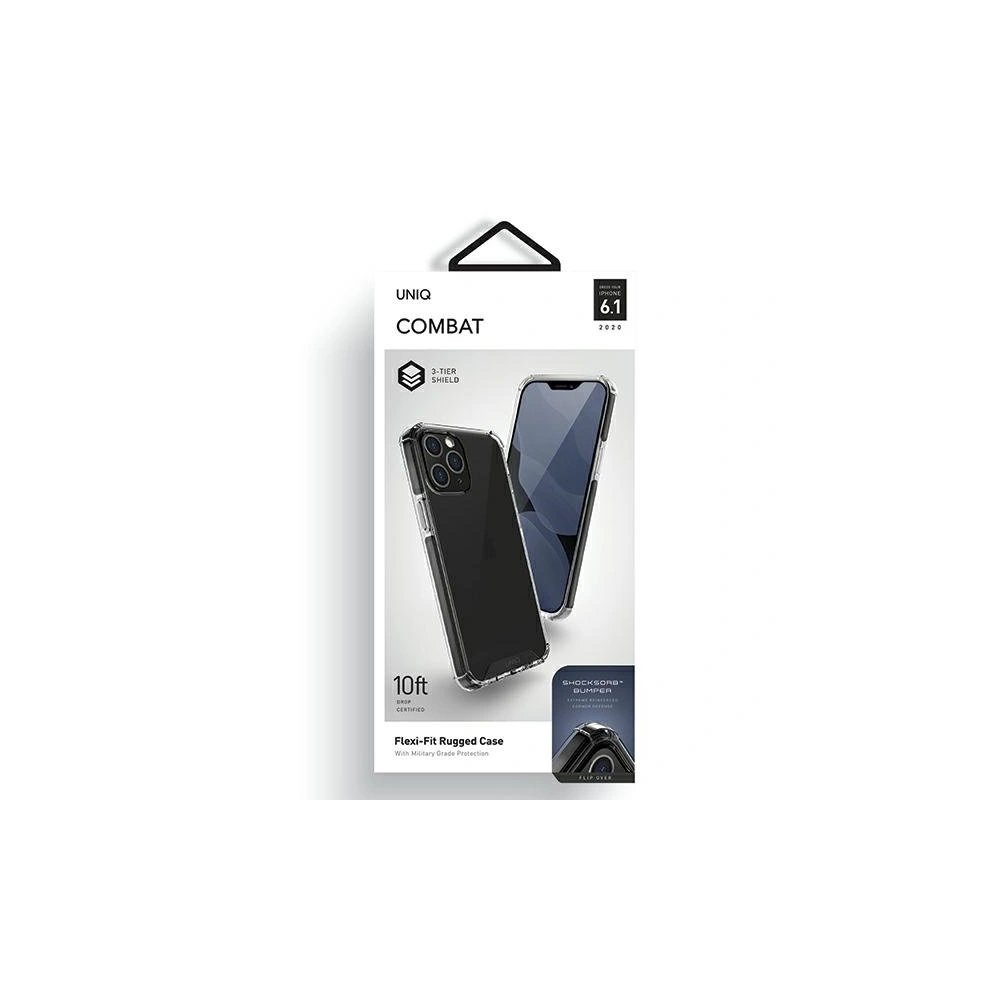 Hurtownia GSM - Etui UNIQ Combat Apple iPhone 12/12 Pro czarny/carbon black - UNIQ265BLK - {ean13} - Hurt