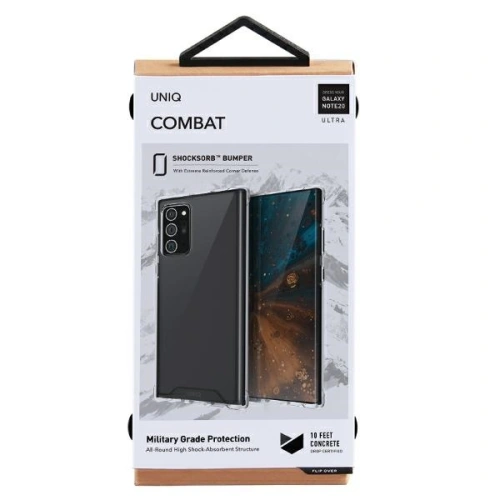 Etui UNIQ Combat Samsung Galaxy Note 20 Ultra czarny/carbon black
