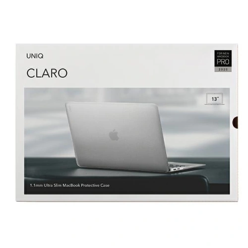 Etui UNIQ Husk Pro Claro Apple MacBook Pro 13 (2020) przezroczysty/dove matte clear