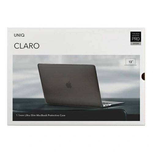 Etui UNIQ Husk Pro Claro Apple MacBook Pro 13 (2020) szary/smoke matte grey