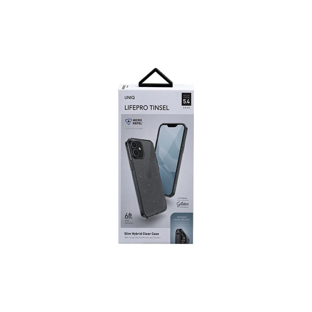 Hurtownia GSM - Etui UNIQ LifePro Tinsel Apple iPhone 12 mini czarny/vapour smoke - UNIQ272SM - {ean13} - Hurt