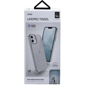 Etui UNIQ LifePro Tinsel Apple iPhone 12 mini przezroczysty/lucent clear