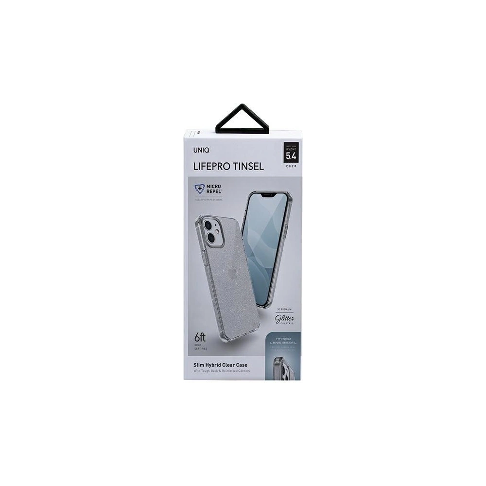 Hurtownia GSM - Etui UNIQ LifePro Tinsel Apple iPhone 12 mini przezroczysty/lucent clear - UNIQ273CL - {ean13} - Hurt