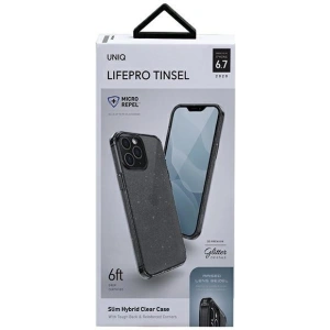 Hurtownia GSM - Etui UNIQ LifePro Tinsel Apple iPhone 12 Pro Max czarny/vapour smoke - UNIQ274SM - {ean13} - Hurt