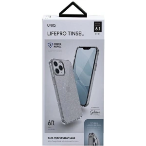 Etui UNIQ LifePro Tinsel Apple iPhone 12/12 Pro przezroczysty/lucent clear